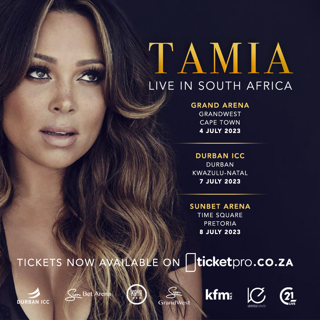 tamia south african tour